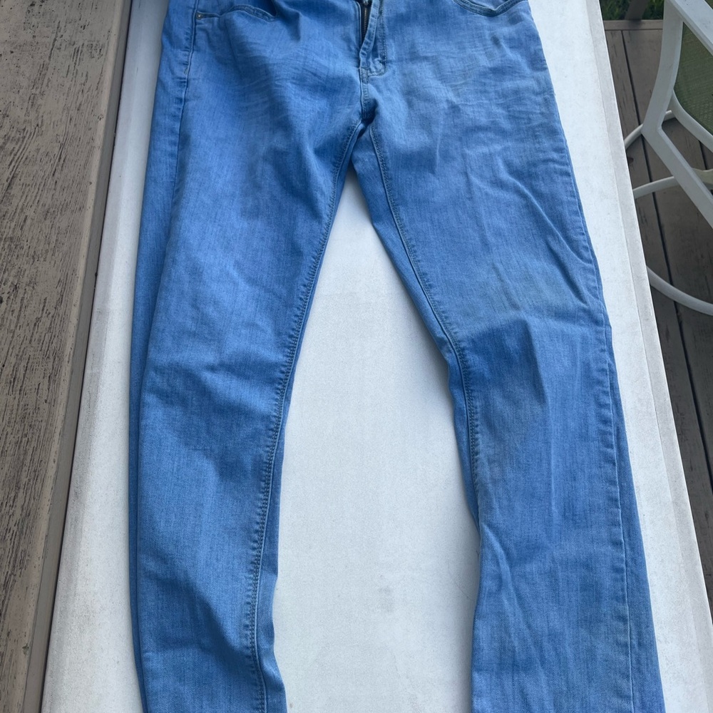 paper denim jeans